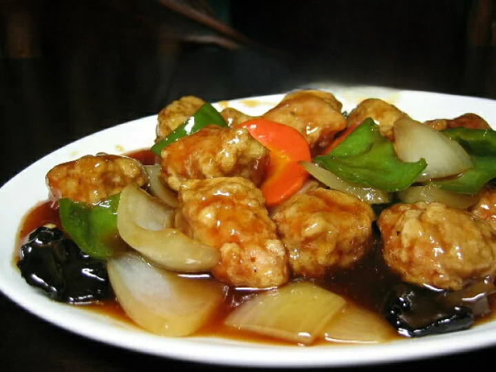 老舗レストランのスーパイコとデミグラスハンバーグのセット