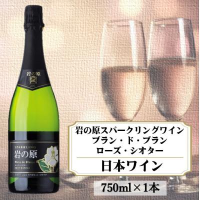 ふるさと納税 上越市 岩の原スパークリングワイン　ブラン・ド・ブラン　ローズ・シオター