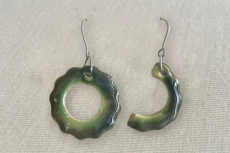 ゴーヤーのピアスorイヤリング 1連(MIX)｜ピアス イヤリング アクセサリー ゴーヤー セット 沖縄 沖縄県 豊見城市 送料無料(DD012)