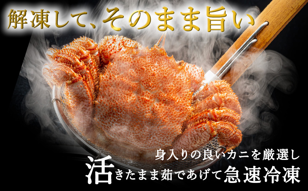 稚内産 毛がに 900g 前後 1尾