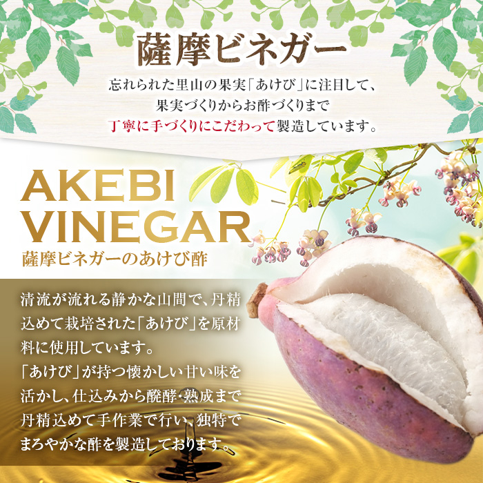 s756 あけびde酢(500ml×1本) 鹿児島県 国産 ジュース ドリンク お酢 酢 フルーツ酢 飲むお酢 飲む酢 健康酢 ビネガー ギフト 贈答 プレゼント 【薩摩ビネガー】