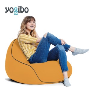 M358-3　ビーズクッション　Yogibo Lounger(ヨギボー ラウンジャー)キャメル