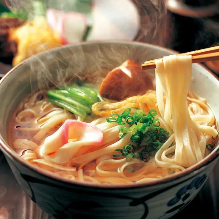 手延べうどん あごだしスープセット 計4食 うどん [SAQ011]