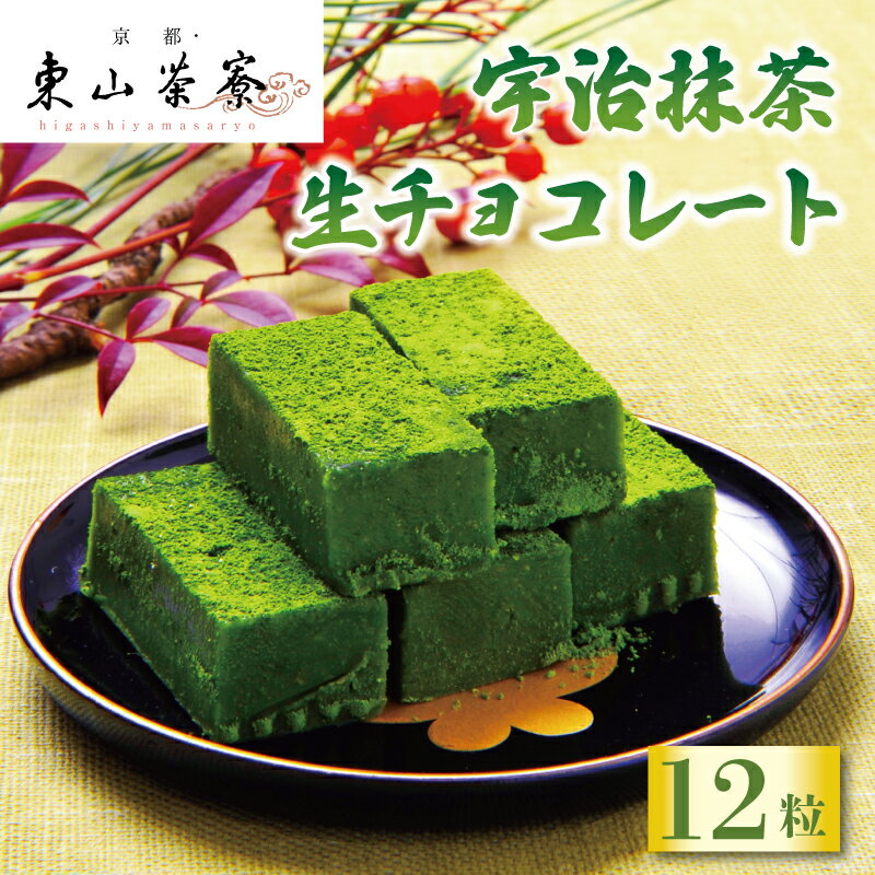 【ふるさと納税】 宇治抹茶 生チョコレート 12粒 京都 宇治 抹茶 生チョコ 石臼挽き 東山茶寮 京 和華 洋風 和菓子 茶 生チョコレート チョコレート 抹茶スイーツ お菓子 おかし スイーツ 生 クリーム デザート 洋菓子 人気 贈答 ギフト お歳暮 冷凍 6000円 六千円