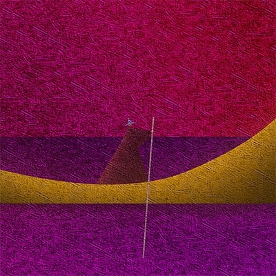 ＼京都・綾部の癒やし系作家/【絵画】夜明けの海　額装サイズ526mmx412mm【1090797】