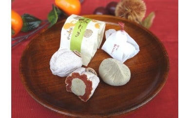 栗きんとんと柿にしきセット 和菓子 銘菓 ご当地 白川町 / 白川菓匠 大黒屋 [AWAA008]
