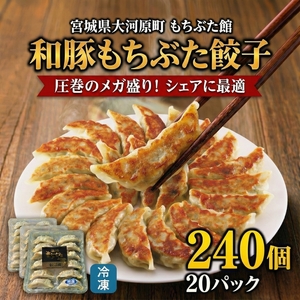 メガ盛り 和豚もちぶた 餃子 240個 (12個×20P) シェア 冷凍 