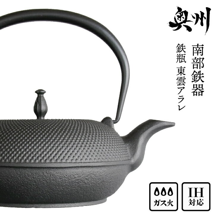 【ふるさと納税】 南部鉄器 鉄瓶 東雲アラレ 1.0L【OIGEN 作】 IH対応 ガス やかん ケトル 人気 ランキング 日本製 伝統工芸品 白湯 鉄分 鉄分補給 茶器 伝統 職人 岩手県 キッチン用品 キッチンツール 食器 日用品 雑貨 食卓 贈答 プレゼント お祝い 誕生日 [Z0019]