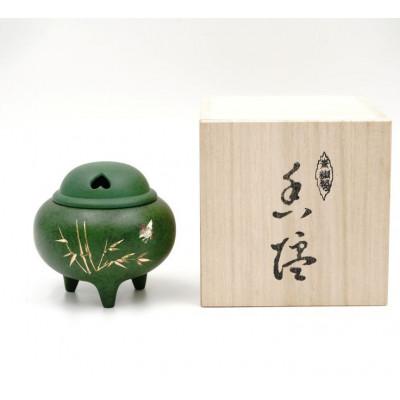 ふるさと納税 高岡市 【高岡銅器】香炉　竹に雀 |  | 02