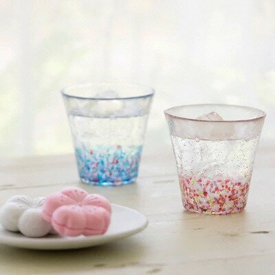 【ふるさと納税】津軽びいどろ　にほんの色　グラスペア　春麗ら【1660841】