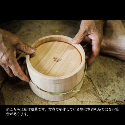 ふるさと納税 北秋田市 天然秋田杉 ワインクーラー(竹タガ) 国産 職人手作り |odwa-00008 |  | 03