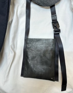 Leather Sacoche / 105　エゾ鹿革 バッグ 希少 カバン サコッシュ 天然