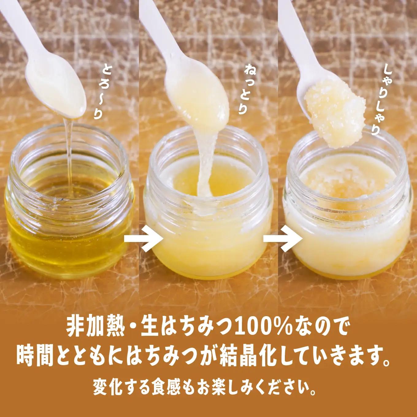 八戸杉村養蜂場 八戸はちみつ物語 お楽しみ4種類セット 【八戸市産・非加熱・生はちみつ100％】 アカシア シナノキ オオハンゴンソウ くろはなえんじゅ 100g 4個 合計 400g 瓶詰め 青森県