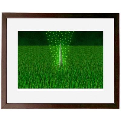 ふるさと納税 綾部市 ＼京都・綾部の癒やし系作家/【絵画】　夜明けの不思議　額装サイズ526mmx412mm