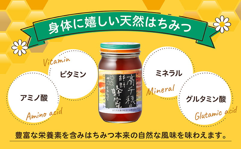 A-24 日本みつばち 高千穂の純粋蜂蜜 300g×2本 セット