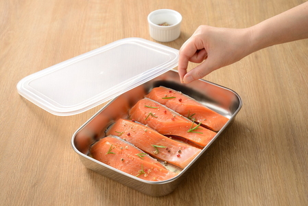 LES3237 ステンレス保存バット 小