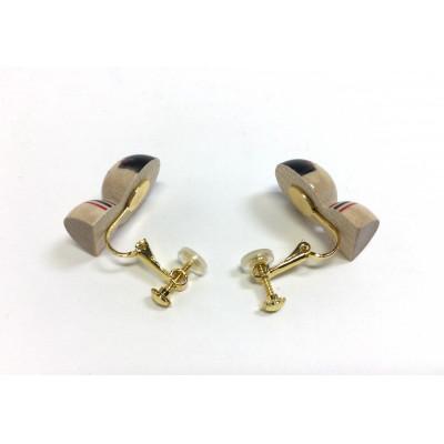 ふるさと納税 黒石市 「こけス」イヤリング(ロクロ線) |  | 02