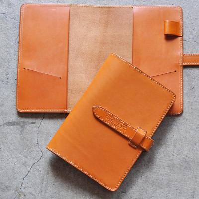 ふるさと納税 長岡京市 栃木レザー 手帳カバー B6サイズ 【オリーブグリーン】本革 |  | 01