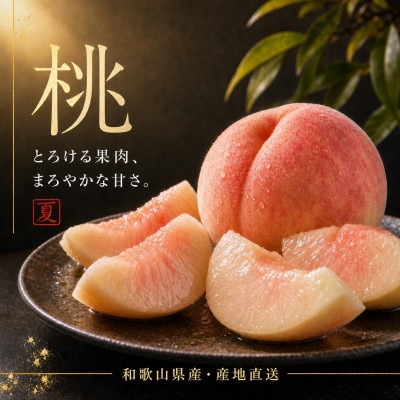 【発送月固定定期便】紀州和歌山産旬のフルーツセット(スイカ・桃・梨)全3回【配送不可地域：離島・北海道・沖縄県】