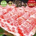 【ふるさと納税】厳選 された GI認証 くまもと あか牛 特選 すき焼き用 約500g お肉 肉 牛肉 あかうし 赤牛 和牛 すきやき 鍋 スライス済 国産 冷凍 熊本県 合志市 送料無料