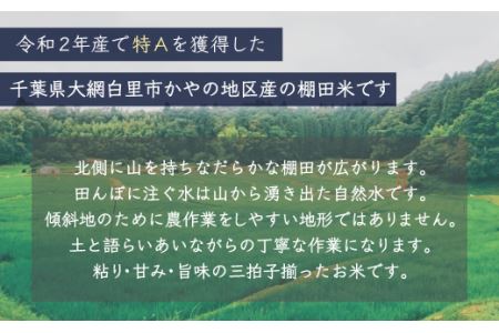 令和5年産 千葉県大網白里市萱野地区産「コシヒカリ」10kg（5kg×2袋） A001