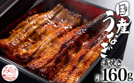 うなぎ 蒲焼 うなぎ[国産 160g ぶどう山椒 たれ]