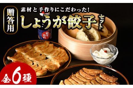 しょうが餃子詰合せ贈答用セット(餃子50個・生姜餃子30個・肉まん3個・杏仁豆腐)ぎょうざ ギョウザ 冷凍 豚まん 中華まん 手作り タレ付き 惣菜 おつまみ 贈答 ギフト プレゼント＜離島配送不可＞【ksg0529】【餃子舗博多弦月】