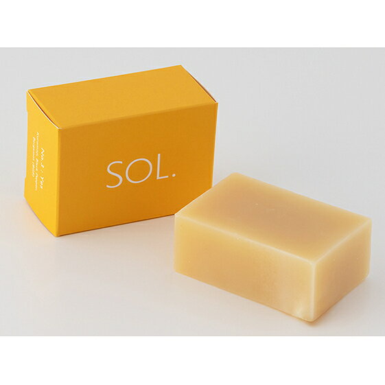 【ふるさと納税】SOL.ハンドメイドフェイスソープNO. 3：Yes 保存料不使用 無着色料 無香料 天然由来 顔用 身体用 国産 茶の実油配合 フレッシュな香り ベルガモット リラックス