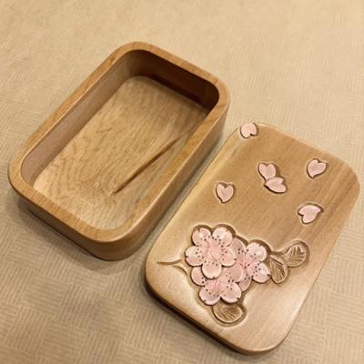 ふるさと納税 長野県 忘れ知らずの卓上ピルケース(軽井沢彫・彩色) |  | 01