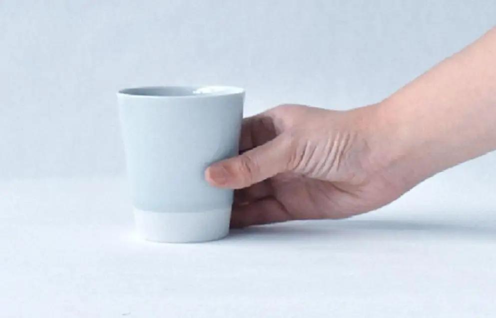 【AB588】【波佐見焼】es cup 青磁釉 〈M〉【西海陶器】5　47103