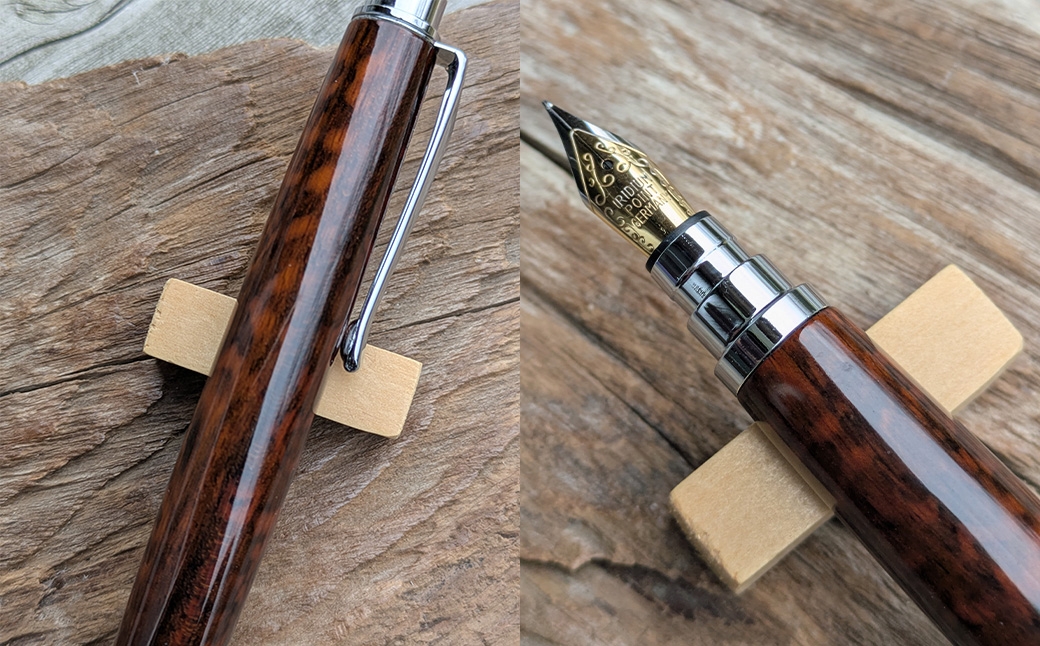 スネークウッドの万年筆 N