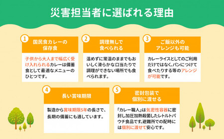 非常食 温めずに食べられるカレー職人（甘口）30食セット  非常食 非常食 非常食