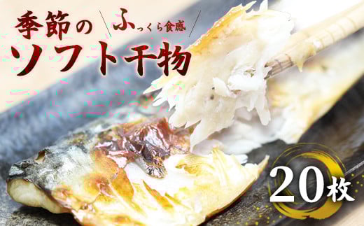 おまかせ 干物 セット 20枚 【 選べる内容量 セット ソフト干物 海の幸 海産物 ひもの 和食 惣菜 焼き魚 骨取り 冷凍 魚 海鮮 魚介類 お取り寄せ ギフト 贈り物 プレゼント 贈答 熨斗 詰め合わせ 生産者直送 京都 舞鶴 舞鶴市 エンデバー 】