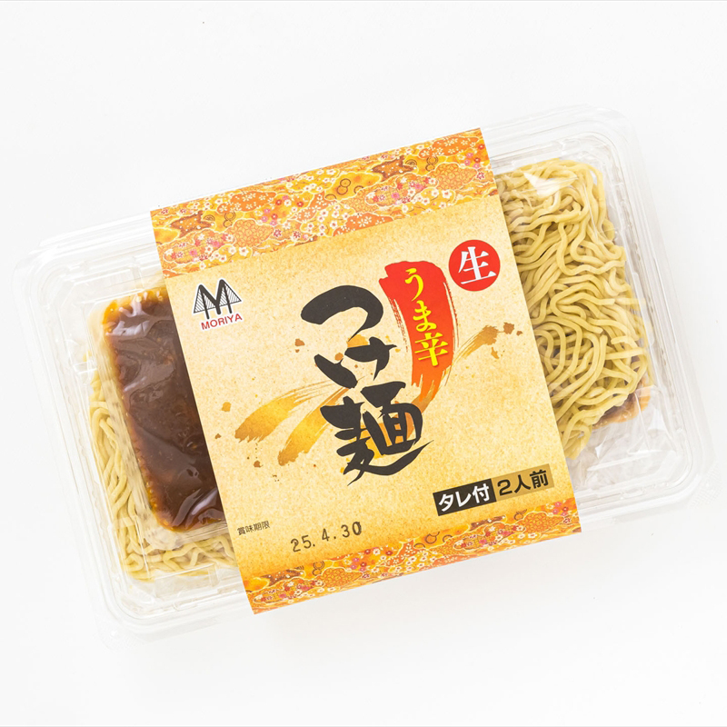 うま辛 つけ麺340g（2食入り）×6パック（12食分）｜ 北海道で人気 ラーメン ちぢれ麺 釧路ラーメン 冷蔵 森谷食品 ご当地グルメ 北海道 釧路町 釧路超 特産品_イメージ4