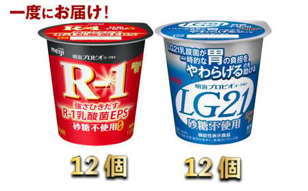 R-1 プロビオヨーグルト 砂糖不使用　12個　LG21ヨーグルト砂糖不使用 12個 meiji 明治