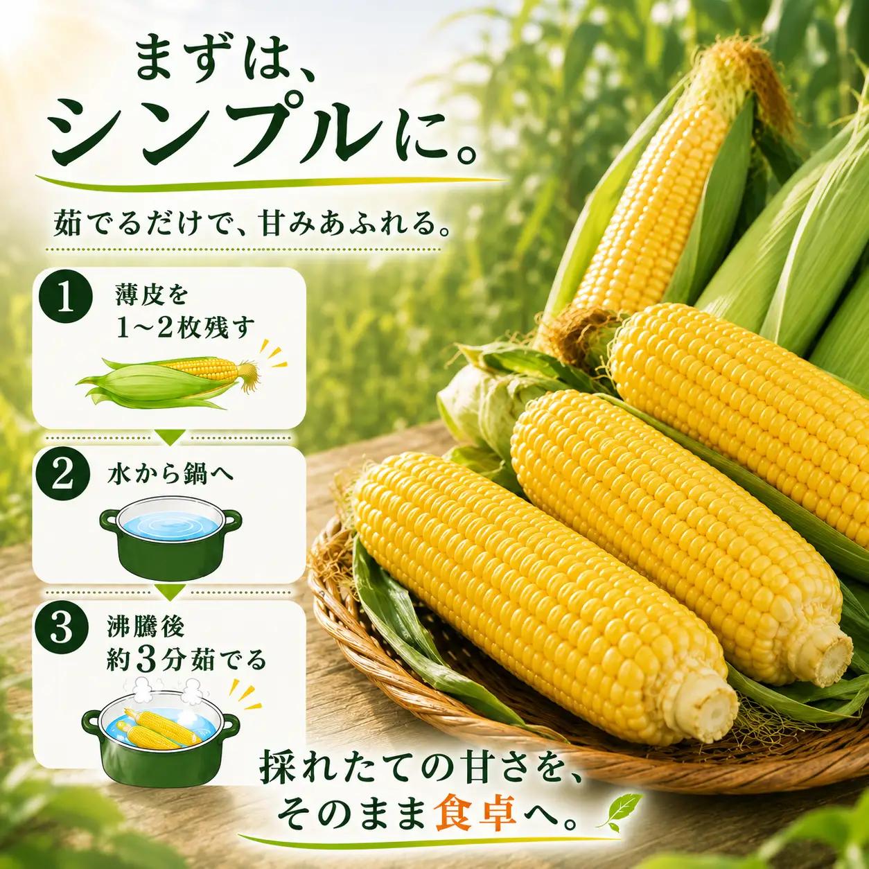 とうもろこし【おおもの】3kg（10本前後） / とうもろこし 野菜 トウモロコシ 【delf059】 