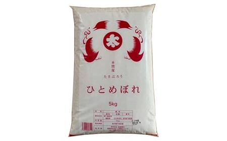 ＜定期便＞白河市産ひとめぼれ精米5kg×2ヶ月連続 米 お米 コメ ごはん ご飯 食品 F25R-015