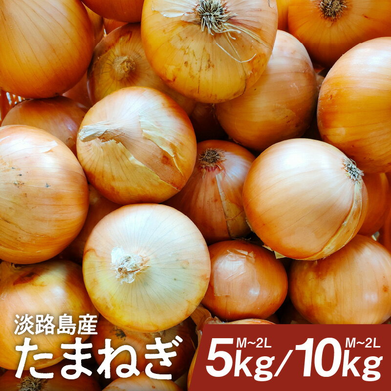 【ふるさと納税】淡路島 たまねぎ【選べる容量】5kg 10kg【M～2Lサイズ混合】 / 玉ねぎ 玉葱 タマネギ 玉ネギ オニオン バーベキュー サラダ 焼き肉 スープ 国産 野菜