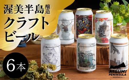 渥美半島醸造ブリュワーズセレクト クラフトビール 6本飲み比べセット