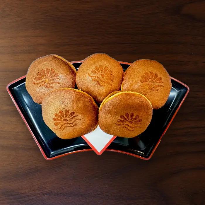 みな茂のどら焼き 5個入り ／ お菓子 和菓子 スイーツ 和スイーツ おやつ どらやき 手焼き製法 手作り てづくり 自家製 粒あん つぶあん 特製 大阪府 No.170