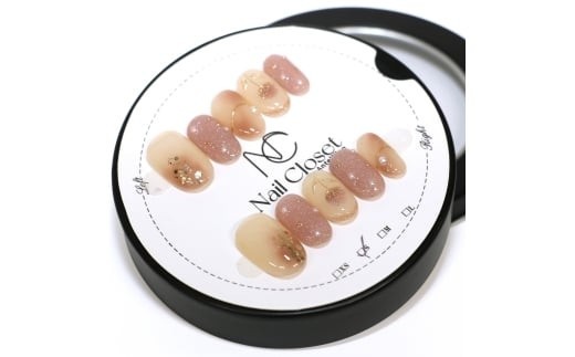 
                  ネイルチップ　ミディアム【桜果】Antellijan大宮ネイルサロンのハンドメイド＜サイズ選択可＞
                