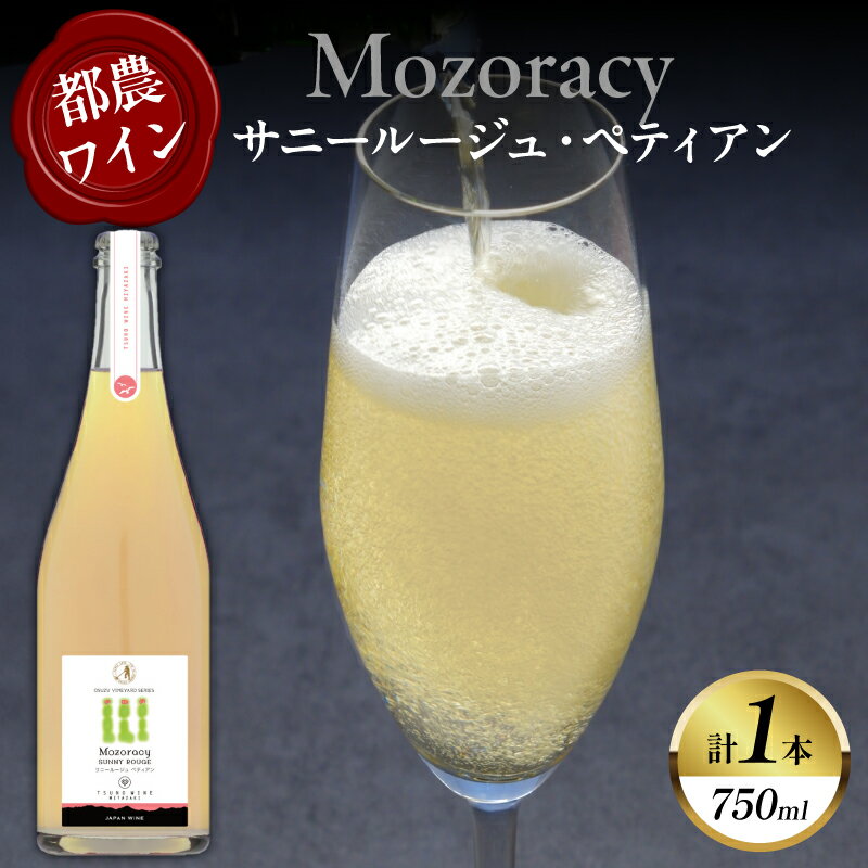 【ふるさと納税】【数量限定】Mozoracy サニールージュ ペティアン 計1本 ワイン 酒 アルコール 国産 飲料 果実酒 ぶどう 都農ワイン サニールージュ 人気 おすすめ 家飲み 宅呑み パーティー ご褒美 記念日 お祝い ギフト 贈答 贈り物 プレゼント 宮崎県 都農町 送料無料