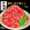 【ふるさと納税】【A4・A5等級】常陸牛1kg(切り落とし)(茨城県共通返礼品)【配送不可地域：離島・沖縄県】【1446574】