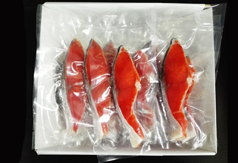 甘汐天然紅鮭1切×22P(約1.3kg) A-11133