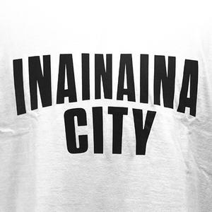 INA CITY Tシャツ ホワイトMサイズ | アパレル 服 洋服 Tシャツ ロゴT シャツ 伊那デザイン シンプルT ホワイト ブラック ご当地T ローカルブランド カジュアル 伊那市 ふるさと納