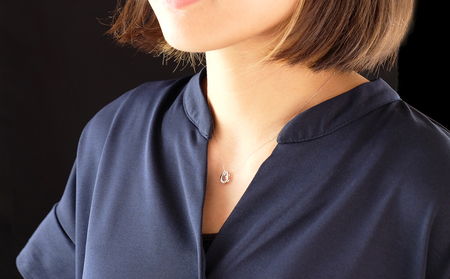 PT900　ダイヤモンド　ネックレス　0.20ct【N17368A】