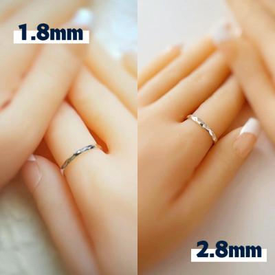 ふるさと納税 藤沢市 シルバー 槌目(2.8)リング P3〜30号 マイナスサイズ対応 ピンキーリング ご希望サイズで制作 |  | 01