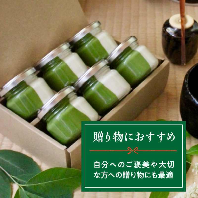 抹茶ミルクプリン　6個入