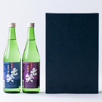 ふるさと納税 木曽町 【七笑酒造】木曽の華セット(純米吟醸酒720ml・吟醸酒720ml　各1本)蔵元直送 |  | 01