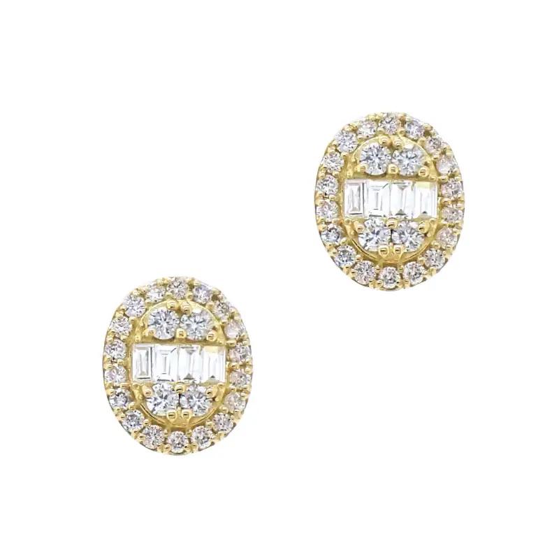 アルカンシェル K18YGダイヤピアス（計 0.5ct）【鑑別書付き】